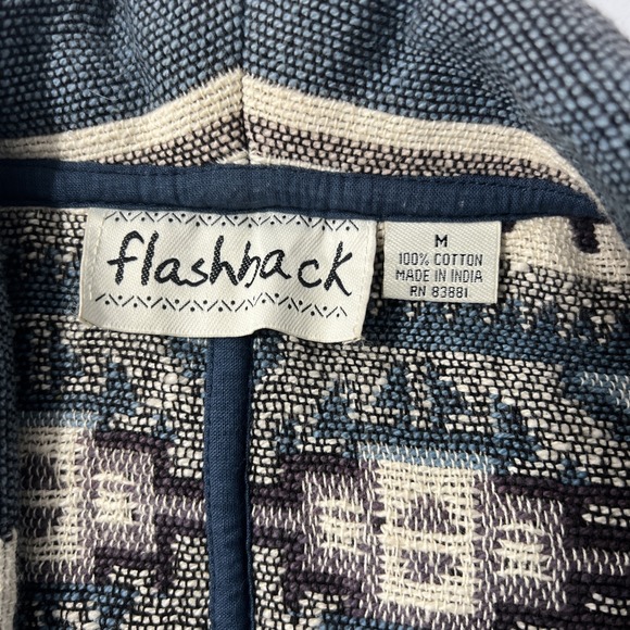 Vtg Flashback Cropped Jacket Women M Southwest Aztec Western Cowgirl Ranch Rodeo - Picture 12 of 12